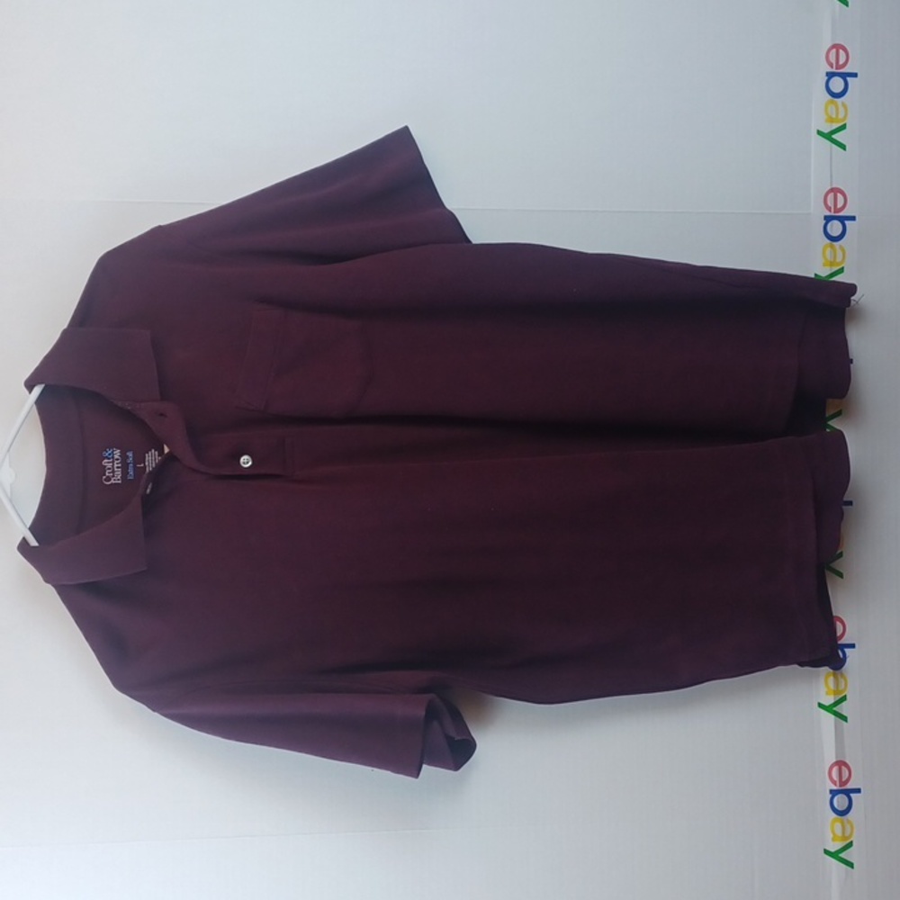 Croft & Barrow Men's Polo Extra Soft, Size L / Red Color